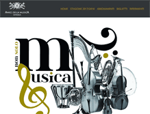 Tablet Screenshot of amicidellamusica.org